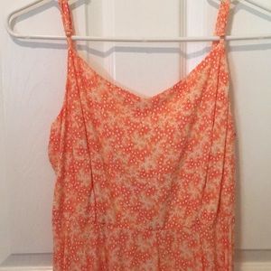 Sleeveless Orange dress